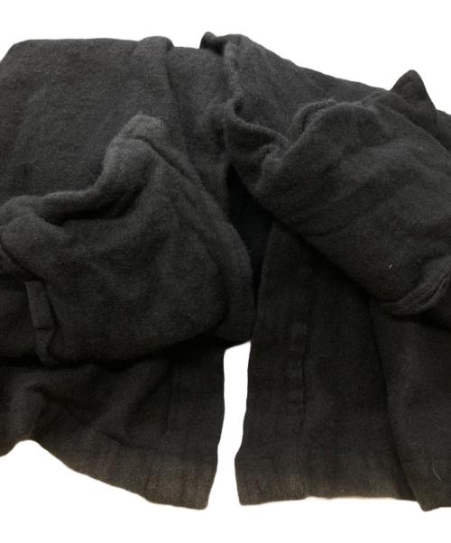 COMME des GARCONS HOMME PLUS（コムデギャルソンオムプリュス）COMME des GARCONS HOMME PLUS (コムデギャルソンオムプリュス) ウール縮絨ダブルロングコート/• Boiled wool double-breasted long coat ブラック サイズ:Lの古着・服飾アイテム