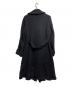 COMME des GARCONS HOMME PLUS (コムデギャルソンオムプリュス) ウール縮絨ダブルロングコート/• Boiled wool double-breasted long coat ブラック サイズ:L：55000円