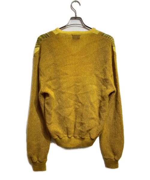 MILFORD（ミルフォード）MILFORD (ミルフォード) モヘア混ニット/Mohair-blend knit イエロー サイズ:Lの古着・服飾アイテム