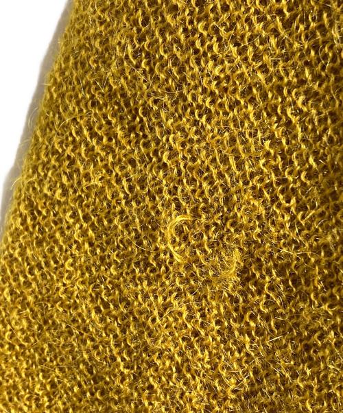 MILFORD（ミルフォード）MILFORD (ミルフォード) モヘア混ニット/Mohair-blend knit イエロー サイズ:Lの古着・服飾アイテム