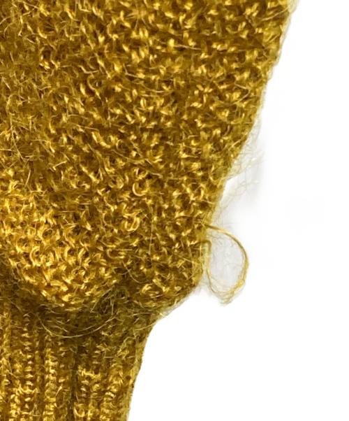 MILFORD（ミルフォード）MILFORD (ミルフォード) モヘア混ニット/Mohair-blend knit イエロー サイズ:Lの古着・服飾アイテム