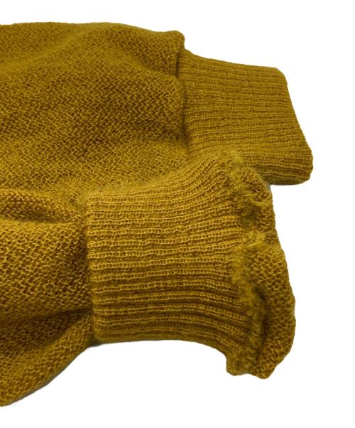 MILFORD（ミルフォード）MILFORD (ミルフォード) モヘア混ニット/Mohair-blend knit イエロー サイズ:Lの古着・服飾アイテム
