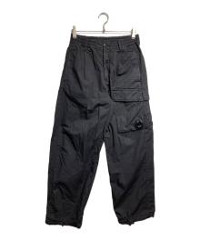 C.P COMPANY（シーピーカンパニー）の古着「MICRO-REPS BOXY CARGO LENS PANT/マイクロレップス ボクシー カーゴ レンズパンツ」｜ブラック