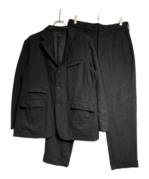 Engineered Garments（エンジニアド ガーメンツ）Engineered Garments (エンジニアド ガーメンツ) ウール混ヘリンボーンセットアップ/Wool-blend herringbone co-ord set ブラック サイズ:Lの古着・服飾アイテム
