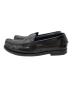 PRADA (プラダ) ロゴペニーレザーローファー/Logo-embellished leather penny loafers ブラック サイズ:9：60000円