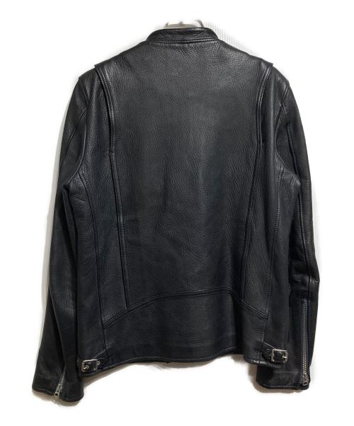 RUDE GALLERY BLACK REBEL（ルードギャラリー ブラックレーベル）RUDE GALLERY BLACK REBEL (ルードギャラリー ブラックレーベル) ARROW ディアスキン レザージャケット/ARROW Deerskin Leather Jacket ブラック サイズ:Sの古着・服飾アイテム