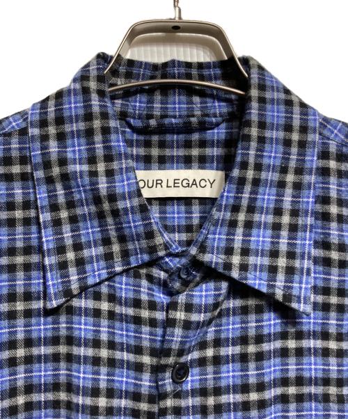 OUR LEGACY（アワーレガシー）OUR LEGACY (アワーレガシー) ABOVE SHIRT ブルー サイズ:46の古着・服飾アイテム