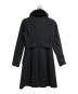 BURBERRY BLUE LABEL (バーバリー ブルー レーベル) ファー付コート/Coat with fur trim ブラック サイズ:38：20000円