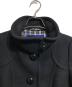 中古・古着 BURBERRY BLUE LABEL (バーバリー ブルー レーベル) ファー付コート/Coat with fur trim ブラック サイズ:38：20000円