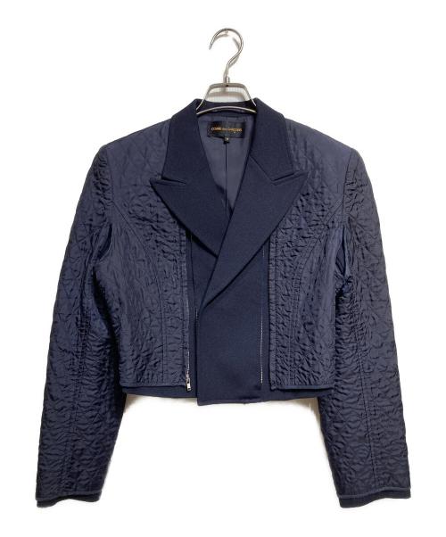 COMME des GARCONS（コムデギャルソン）COMME des GARCONS (コムデギャルソン) 80’Sキルティングレイヤードジャケット/80s Quilted Layered Jacket ネイビー サイズ:Mの古着・服飾アイテム