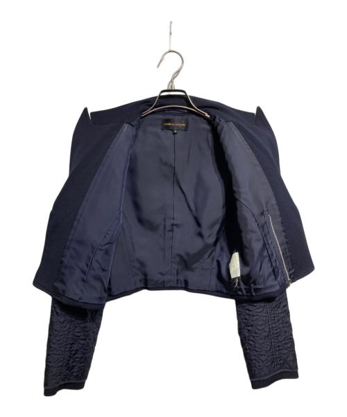 COMME des GARCONS（コムデギャルソン）COMME des GARCONS (コムデギャルソン) 80’Sキルティングレイヤードジャケット/80s Quilted Layered Jacket ネイビー サイズ:Mの古着・服飾アイテム