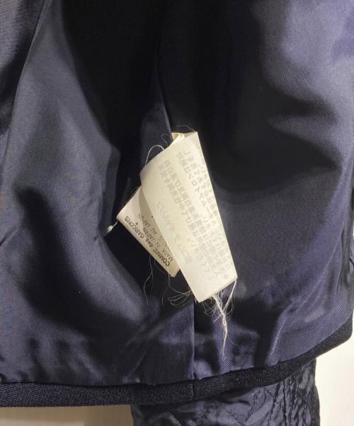 COMME des GARCONS（コムデギャルソン）COMME des GARCONS (コムデギャルソン) 80’Sキルティングレイヤードジャケット/80s Quilted Layered Jacket ネイビー サイズ:Mの古着・服飾アイテム