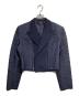 COMME des GARCONS（コムデギャルソン）の古着「80’Sキルティングレイヤードジャケット/80s Quilted Layered Jacket」｜ネイビー