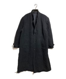 COMME des GARCONS HOMME（コムデギャルソン オム）の古着「80’S ウールロングコート/80s wool long coat」｜ブラック