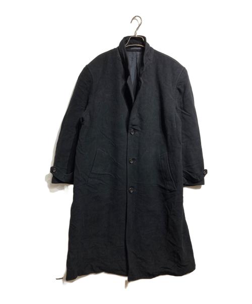 COMME des GARCONS HOMME（コムデギャルソン オム）COMME des GARCONS HOMME (コムデギャルソン オム) 80’S ウールロングコート/80s wool long coat ブラック サイズ:Freeの古着・服飾アイテム