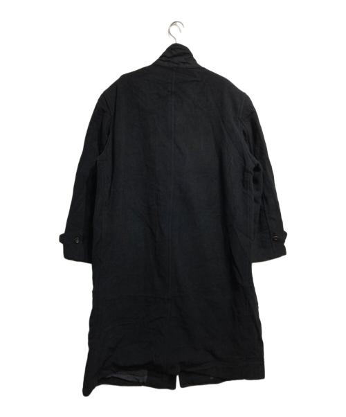 COMME des GARCONS HOMME（コムデギャルソン オム）COMME des GARCONS HOMME (コムデギャルソン オム) 80’S ウールロングコート/80s wool long coat ブラック サイズ:Freeの古着・服飾アイテム