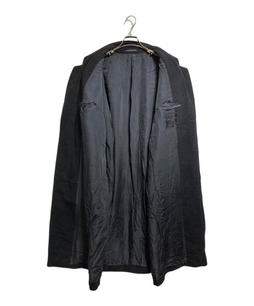 COMME des GARCONS HOMME（コムデギャルソン オム）COMME des GARCONS HOMME (コムデギャルソン オム) 80’S ウールロングコート/80s wool long coat ブラック サイズ:Freeの古着・服飾アイテム