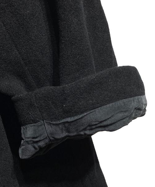 COMME des GARCONS HOMME（コムデギャルソン オム）COMME des GARCONS HOMME (コムデギャルソン オム) 80’S ウールロングコート/80s wool long coat ブラック サイズ:Freeの古着・服飾アイテム