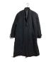 COMME des GARCONS HOMME（コムデギャルソン オム）の古着「80’S ウールロングコート/80s wool long coat」｜ブラック