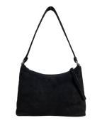 PRADAプラダ）の古着「スエードハンドバッグ/Suede handbag」｜ブラック(NERO)