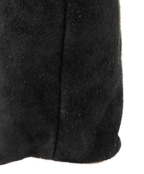 PRADA（プラダ）PRADA (プラダ) スエードハンドバッグ/Suede handbag ブラック(NERO)の古着・服飾アイテム