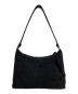 PRADA（プラダ）の古着「スエードハンドバッグ/Suede handbag」｜ブラック(NERO)
