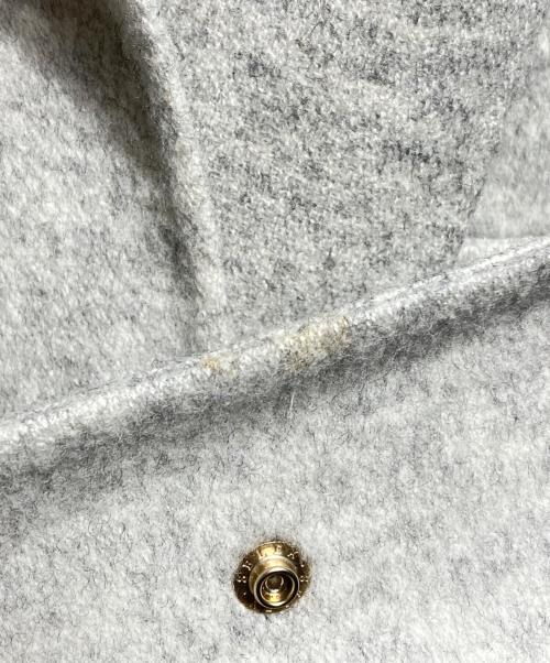 DRAWER（ドゥロワー）DRAWER (ドゥロワー) ノーカラー ベルト コート/Collarless belted coat グレー サイズ:368の古着・服飾アイテム