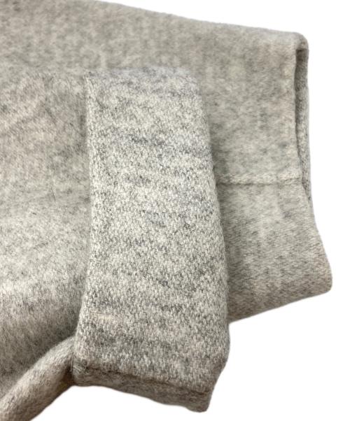 DRAWER（ドゥロワー）DRAWER (ドゥロワー) ノーカラー ベルト コート/Collarless belted coat グレー サイズ:368の古着・服飾アイテム