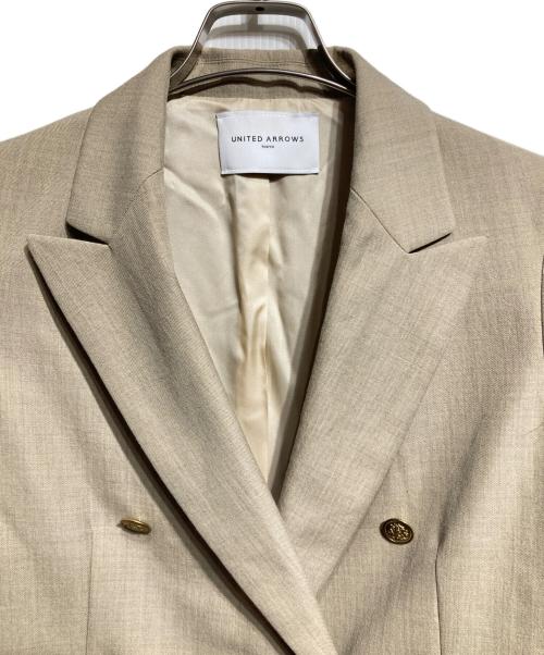 UNITED ARROWS TOKYO（ユナイテッドアローズトウキョウ）UNITED ARROWS TOKYO (ユナイテッドアローズトウキョウ) 6B ダブルブレスト ブレザー/ジャケット/ 6-button double-breasted blazer/jacket ブラウン サイズ:38の古着・服飾アイテム