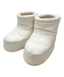 MOON BOOT（ムーンブーツ）の古着「Icon Low Rubber Boot/アイコン・ロー・ラバーブーツ」｜ホワイト