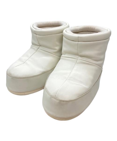 MOON BOOT（ムーンブーツ）MOON BOOT (ムーンブーツ) Icon Low Rubber Boot/アイコン・ロー・ラバーブーツ ホワイト サイズ:42/44の古着・服飾アイテム