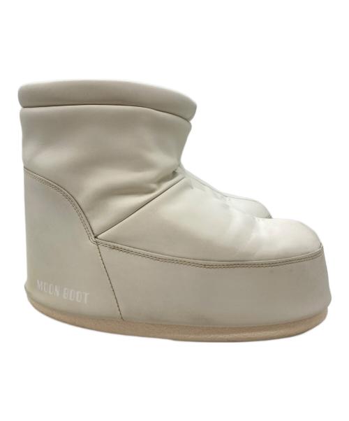 MOON BOOT（ムーンブーツ）MOON BOOT (ムーンブーツ) Icon Low Rubber Boot/アイコン・ロー・ラバーブーツ ホワイト サイズ:42/44の古着・服飾アイテム