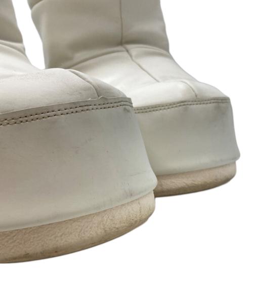 MOON BOOT（ムーンブーツ）MOON BOOT (ムーンブーツ) Icon Low Rubber Boot/アイコン・ロー・ラバーブーツ ホワイト サイズ:42/44の古着・服飾アイテム