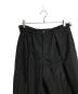 中古・古着 GROUND Y (グラウンドワイ) WOOL POLYESTER GABARDINE WRAP PANTS TYPE 1/ウールポリエステルギャバジン ラップパンツ TYPE 1 ブラック サイズ:3：40000円