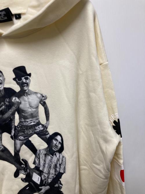 RED HOT CHILI PEPPERS（レッドホットチリペッパーズ）RED HOT CHILI PEPPERS (レッドホットチリペッパーズ) 2024年東京公演パーカー ベージュ サイズ:Lの古着・服飾アイテム