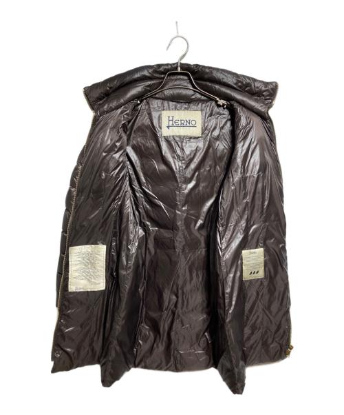 HERNO（ヘルノ）HERNO (ヘルノ) ICONICOダウンコート/ ICONICO Down Coat ブラウン サイズ:40の古着・服飾アイテム