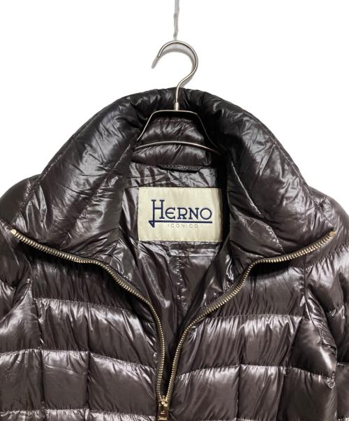 HERNO（ヘルノ）HERNO (ヘルノ) ICONICOダウンコート/ ICONICO Down Coat ブラウン サイズ:40の古着・服飾アイテム