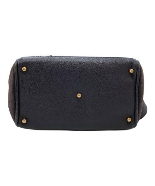 GUCCI（グッチ）GUCCI (グッチ) 2WAYバンブーミニバッグ/Bamboo Mini Bag ネイビーの古着・服飾アイテム