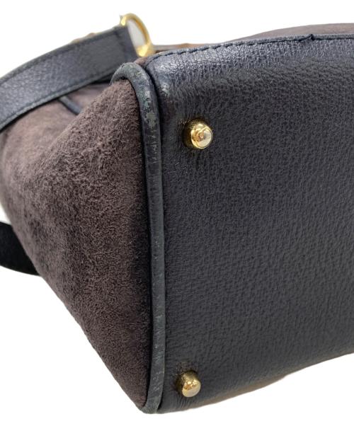 GUCCI（グッチ）GUCCI (グッチ) 2WAYバンブーミニバッグ/Bamboo Mini Bag ネイビーの古着・服飾アイテム
