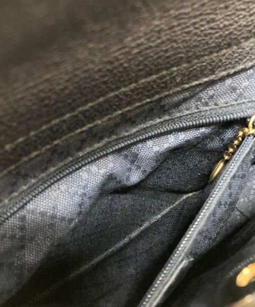 GUCCI（グッチ）GUCCI (グッチ) 2WAYバンブーミニバッグ/Bamboo Mini Bag ネイビーの古着・服飾アイテム