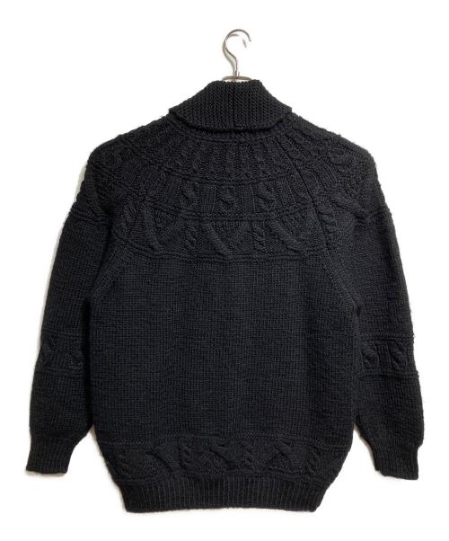 BATONER（バトナ―）BATONER (バトナ―) STEVEN ALAN (スティーブンアラン) ショールカラージップカーディガン/ Shawl-Collar Zip-Up Cardigan ブラック サイズ:4の古着・服飾アイテム