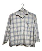 KAPTAIN SUNSHINEキャプテンサンシャイン）の古着「Open Collared Shirt/オープンカラーシャツ」｜グレー