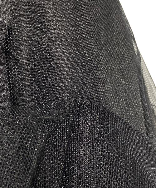 Chika Kisada（チカ キサダ）Chika Kisada (チカ キサダ) TULLE BLOUSON MA-1/チュールブルゾンMA-1 ブラック サイズ:1の古着・服飾アイテム