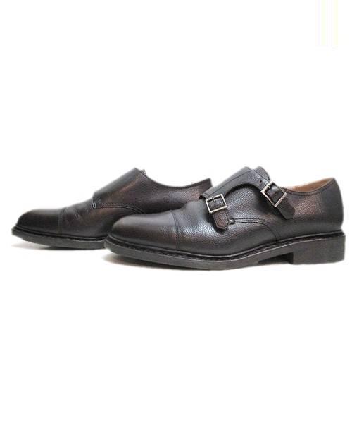 PARABOOT（パラブーツ）Paraboot (パラブーツ) スコッチダブルモンク ブラウン サイズ:7 1/2表記 POE/Novergien WELT BEAMSF別注の古着・服飾アイテム