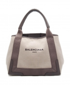BALENCIAGAバレンシアガ）の古着「トートバッグ」｜ホワイト×グレージュ