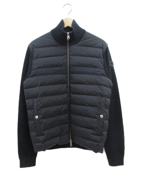 MONCLER（モンクレール）MONCLER (モンクレール) マグリオントリコカーディガン ネイビー サイズ:M 未使用品 MAGLIONE TRICOT CARDIGANの古着・服飾アイテム
