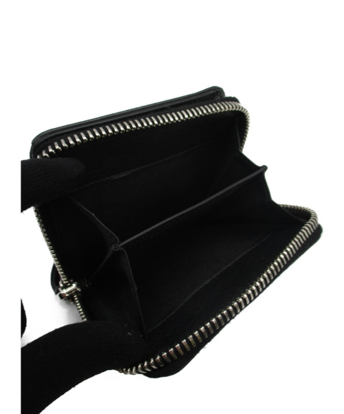 BALENCIAGA（バレンシアガ）BALENCIAGA (バレンシアガ) PAPIER ZA BILLFOLD ブラック 371662・1000 X・555583の古着・服飾アイテム