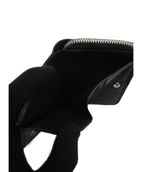 BALENCIAGA（バレンシアガ）BALENCIAGA (バレンシアガ) PAPIER ZA BILLFOLD ブラック 371662・1000 X・555583の古着・服飾アイテム
