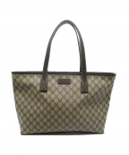 GUCCIグッチ）の古着「GGスプリームトートバッグ」｜ベージュ