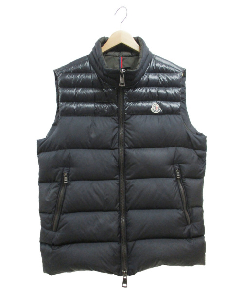MONCLER（モンクレール）MONCLER (モンクレール) ダウンベスト ブラック サイズ:4の古着・服飾アイテム